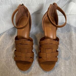 Maurices Tan Strappy Heels